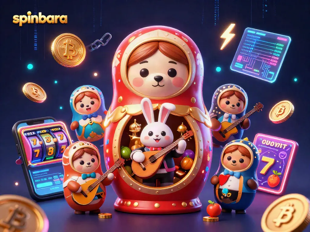 Spinbara casino scene illustrates vibrant action with immersive dealer outfits and energetic gaming elements.